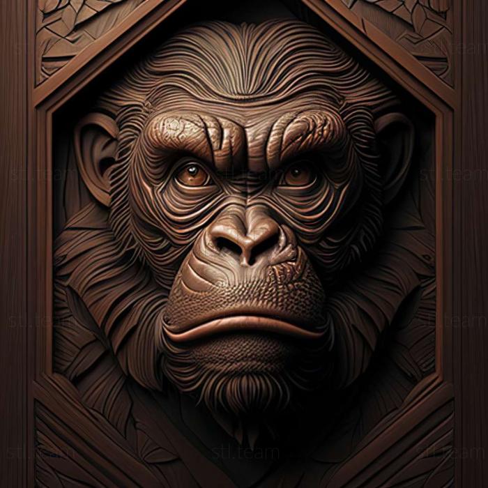 3D model ape (STL)